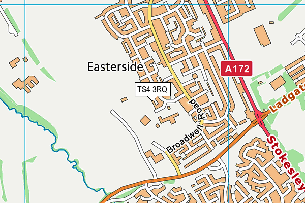 TS4 3RQ map - OS VectorMap District (Ordnance Survey) TS4 3RQ map - OS VectorMap District (Ordnance Survey)