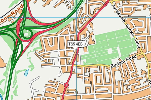 TS5 4EB map - OS VectorMap District (Ordnance Survey) TS5 4EB map - OS VectorMap District (Ordnance Survey)