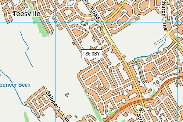 TS6 0BY map - OS VectorMap District (Ordnance Survey) TS6 0BY map - OS VectorMap District (Ordnance Survey)