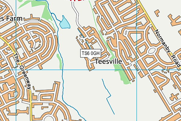 TS6 0GH map - OS VectorMap District (Ordnance Survey) TS6 0GH map - OS VectorMap District (Ordnance Survey)