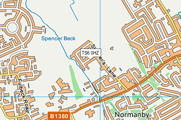 TS6 0HZ map - OS VectorMap District (Ordnance Survey) TS6 0HZ map - OS VectorMap District (Ordnance Survey)