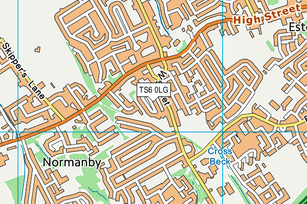 TS6 0LG map - OS VectorMap District (Ordnance Survey) TS6 0LG map - OS VectorMap District (Ordnance Survey)