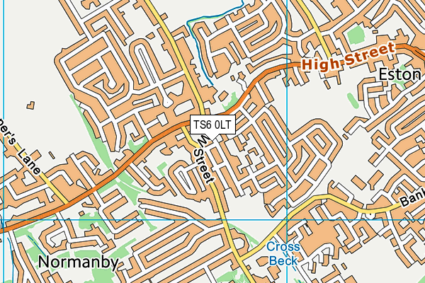 TS6 0LT map - OS VectorMap District (Ordnance Survey) TS6 0LT map - OS VectorMap District (Ordnance Survey)