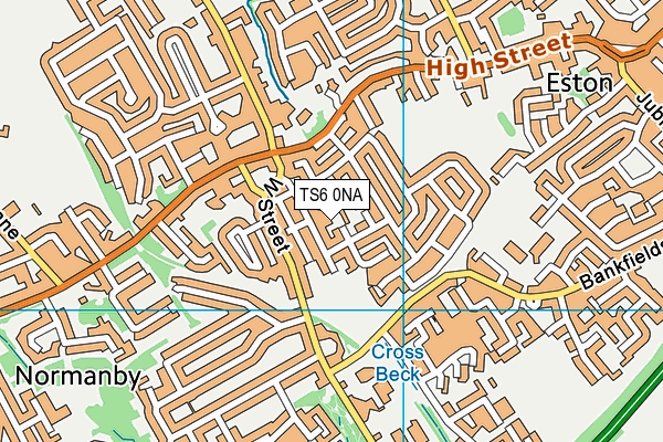 TS6 0NA map - OS VectorMap District (Ordnance Survey) TS6 0NA map - OS VectorMap District (Ordnance Survey)