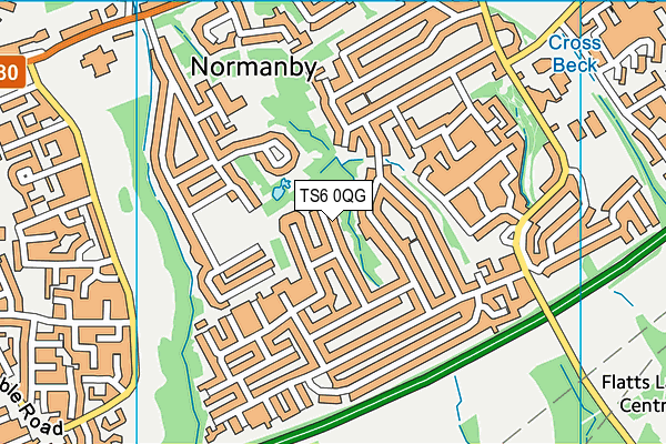 TS6 0QG map - OS VectorMap District (Ordnance Survey) TS6 0QG map - OS VectorMap District (Ordnance Survey)