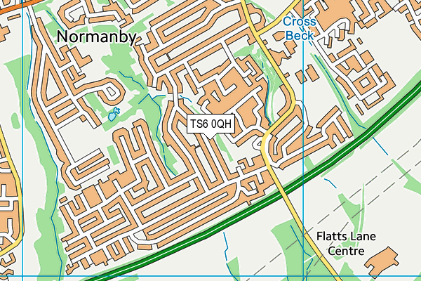 TS6 0QH map - OS VectorMap District (Ordnance Survey) TS6 0QH map - OS VectorMap District (Ordnance Survey)