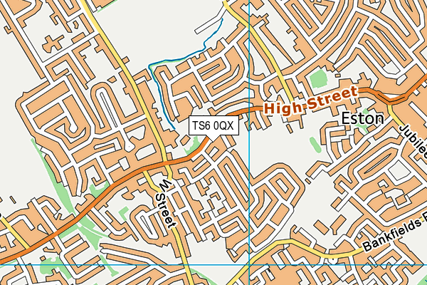 TS6 0QX map - OS VectorMap District (Ordnance Survey) TS6 0QX map - OS VectorMap District (Ordnance Survey)