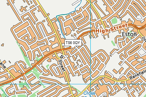 TS6 0QY map - OS VectorMap District (Ordnance Survey) TS6 0QY map - OS VectorMap District (Ordnance Survey)