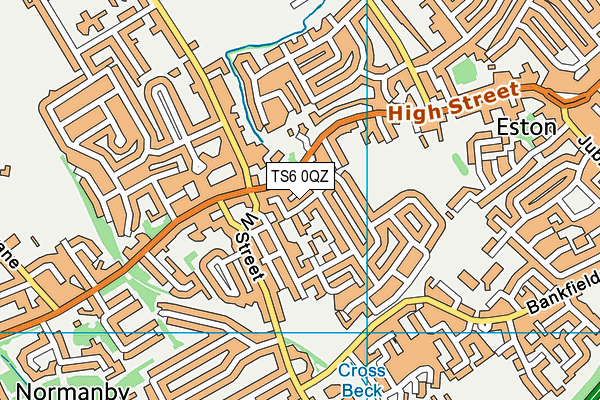 TS6 0QZ map - OS VectorMap District (Ordnance Survey) TS6 0QZ map - OS VectorMap District (Ordnance Survey)