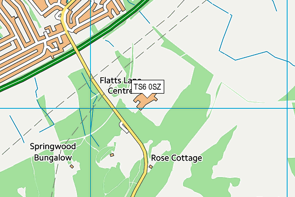 TS6 0SZ map - OS VectorMap District (Ordnance Survey) TS6 0SZ map - OS VectorMap District (Ordnance Survey)