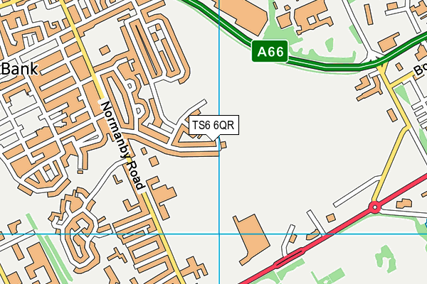 TS6 6QR map - OS VectorMap District (Ordnance Survey) TS6 6QR map - OS VectorMap District (Ordnance Survey)