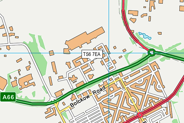 TS6 7EA map - OS VectorMap District (Ordnance Survey) TS6 7EA map - OS VectorMap District (Ordnance Survey)