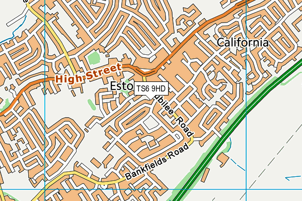 TS6 9HD map - OS VectorMap District (Ordnance Survey) TS6 9HD map - OS VectorMap District (Ordnance Survey)