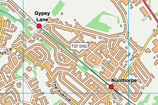 TS7 0HG map - OS VectorMap District (Ordnance Survey) TS7 0HG map - OS VectorMap District (Ordnance Survey)