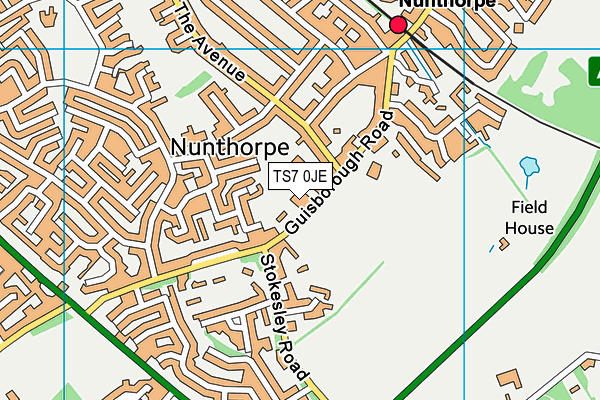 TS7 0JE map - OS VectorMap District (Ordnance Survey) TS7 0JE map - OS VectorMap District (Ordnance Survey)