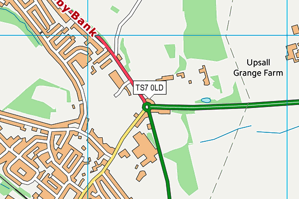 TS7 0LD map - OS VectorMap District (Ordnance Survey) TS7 0LD map - OS VectorMap District (Ordnance Survey)