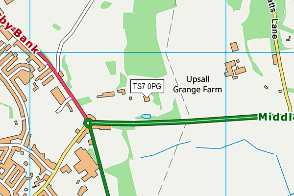TS7 0PG map - OS VectorMap District (Ordnance Survey) TS7 0PG map - OS VectorMap District (Ordnance Survey)