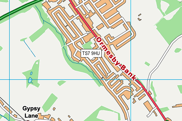 TS7 9HU map - OS VectorMap District (Ordnance Survey) TS7 9HU map - OS VectorMap District (Ordnance Survey)