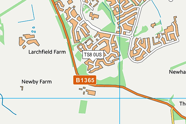 TS8 0US map - OS VectorMap District (Ordnance Survey) TS8 0US map - OS VectorMap District (Ordnance Survey)