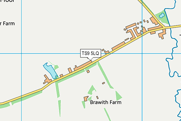 TS9 5LQ map - OS VectorMap District (Ordnance Survey) TS9 5LQ map - OS VectorMap District (Ordnance Survey)