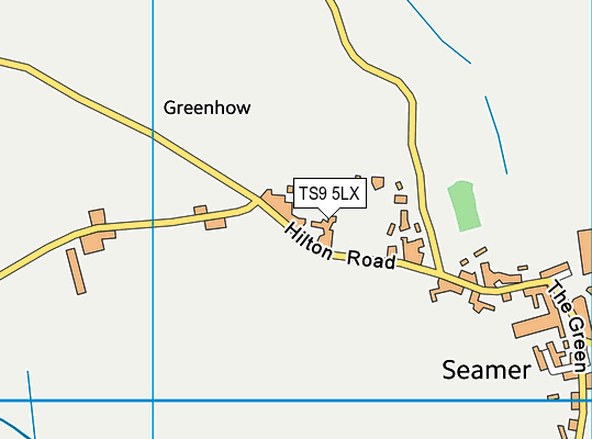 TS9 5LX map - OS VectorMap District (Ordnance Survey) TS9 5LX map - OS VectorMap District (Ordnance Survey)