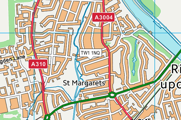 TW1 1NQ map - OS VectorMap District (Ordnance Survey) TW1 1NQ map - OS VectorMap District (Ordnance Survey)