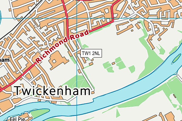 TW1 2NL map - OS VectorMap District (Ordnance Survey) TW1 2NL map - OS VectorMap District (Ordnance Survey)