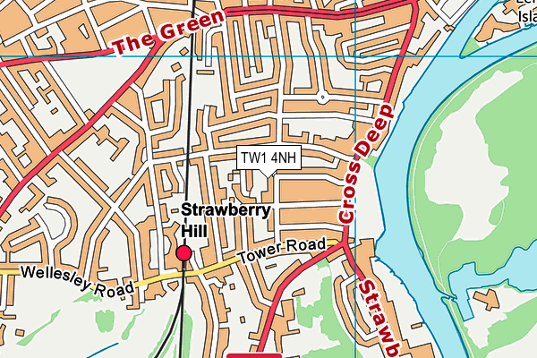 TW1 4NH map - OS VectorMap District (Ordnance Survey) TW1 4NH map - OS VectorMap District (Ordnance Survey)