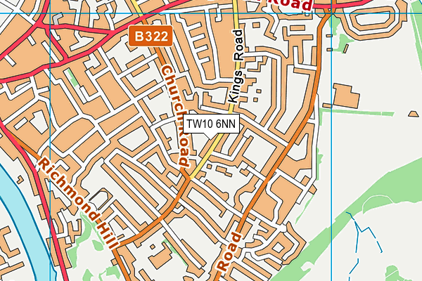 TW10 6NN map - OS VectorMap District (Ordnance Survey) TW10 6NN map - OS VectorMap District (Ordnance Survey)