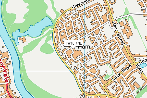 TW10 7NL map - OS VectorMap District (Ordnance Survey) TW10 7NL map - OS VectorMap District (Ordnance Survey)