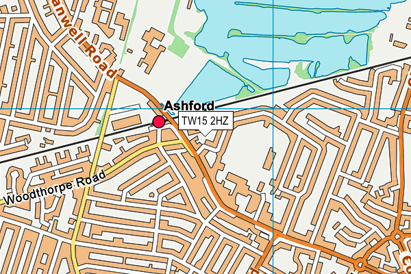 TW15 2HZ map - OS VectorMap District (Ordnance Survey) TW15 2HZ map - OS VectorMap District (Ordnance Survey)