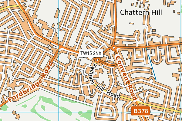 TW15 2NX map - OS VectorMap District (Ordnance Survey) TW15 2NX map - OS VectorMap District (Ordnance Survey)