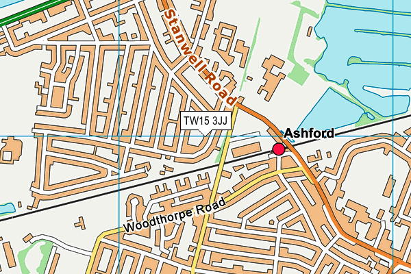 TW15 3JJ map - OS VectorMap District (Ordnance Survey) TW15 3JJ map - OS VectorMap District (Ordnance Survey)