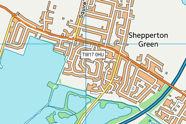 TW17 0HU map - OS VectorMap District (Ordnance Survey) TW17 0HU map - OS VectorMap District (Ordnance Survey)