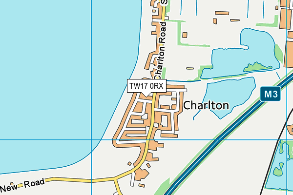 TW17 0RX map - OS VectorMap District (Ordnance Survey) TW17 0RX map - OS VectorMap District (Ordnance Survey)