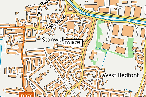 TW19 7EU map - OS VectorMap District (Ordnance Survey) TW19 7EU map - OS VectorMap District (Ordnance Survey)