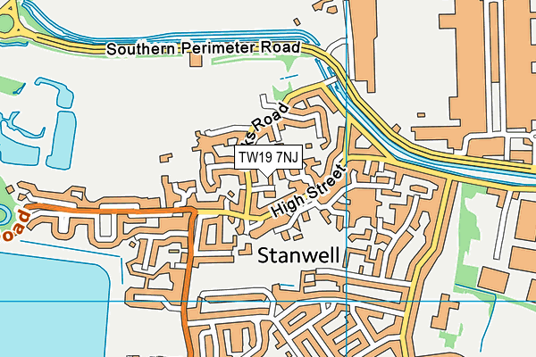 TW19 7NJ map - OS VectorMap District (Ordnance Survey) TW19 7NJ map - OS VectorMap District (Ordnance Survey)