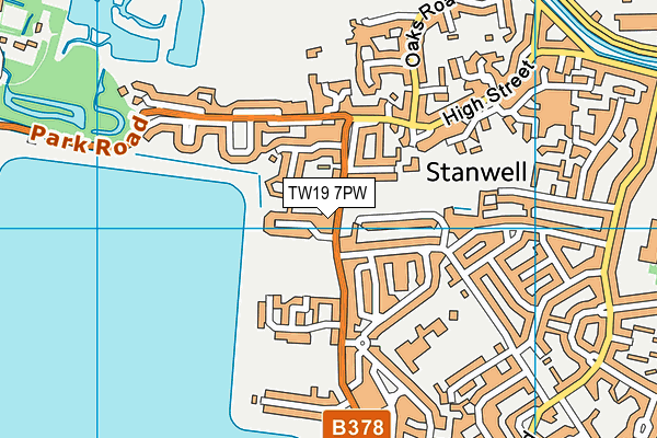 TW19 7PW map - OS VectorMap District (Ordnance Survey) TW19 7PW map - OS VectorMap District (Ordnance Survey)
