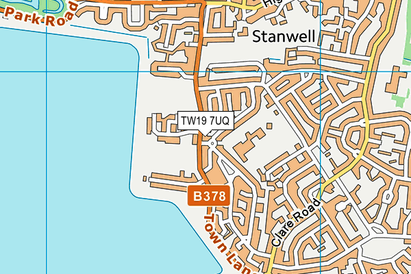TW19 7UQ map - OS VectorMap District (Ordnance Survey) TW19 7UQ map - OS VectorMap District (Ordnance Survey)