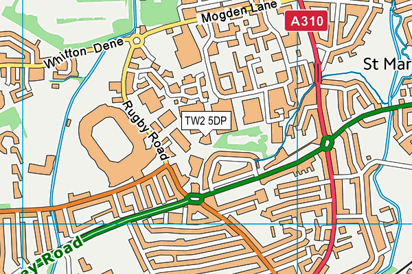 TW2 5DP map - OS VectorMap District (Ordnance Survey) TW2 5DP map - OS VectorMap District (Ordnance Survey)