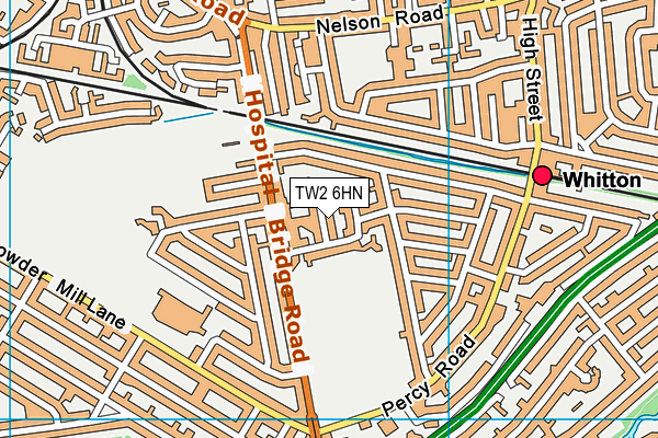 TW2 6HN map - OS VectorMap District (Ordnance Survey) TW2 6HN map - OS VectorMap District (Ordnance Survey)