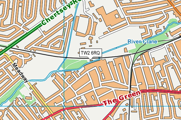 TW2 6RQ map - OS VectorMap District (Ordnance Survey) TW2 6RQ map - OS VectorMap District (Ordnance Survey)