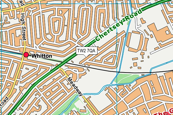 TW2 7QA map - OS VectorMap District (Ordnance Survey) TW2 7QA map - OS VectorMap District (Ordnance Survey)