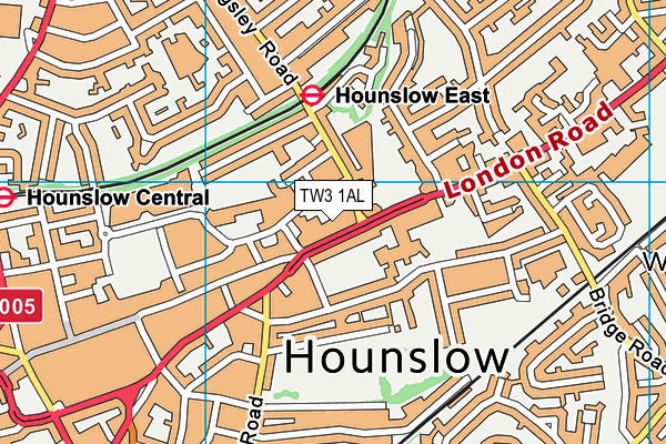 TW3 1AL map - OS VectorMap District (Ordnance Survey) TW3 1AL map - OS VectorMap District (Ordnance Survey)