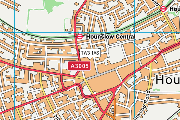 TW3 1AS map - OS VectorMap District (Ordnance Survey) TW3 1AS map - OS VectorMap District (Ordnance Survey)