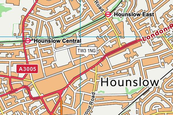 TW3 1NG map - OS VectorMap District (Ordnance Survey) TW3 1NG map - OS VectorMap District (Ordnance Survey)
