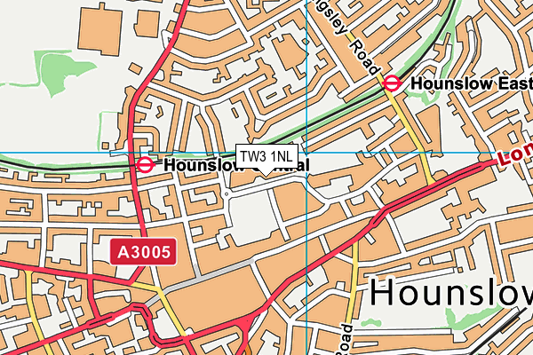 TW3 1NL map - OS VectorMap District (Ordnance Survey) TW3 1NL map - OS VectorMap District (Ordnance Survey)