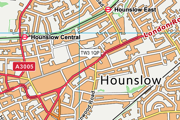 TW3 1QP map - OS VectorMap District (Ordnance Survey) TW3 1QP map - OS VectorMap District (Ordnance Survey)