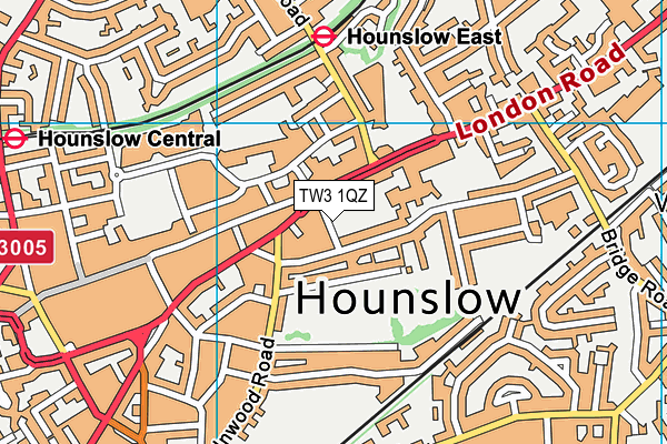 TW3 1QZ map - OS VectorMap District (Ordnance Survey) TW3 1QZ map - OS VectorMap District (Ordnance Survey)