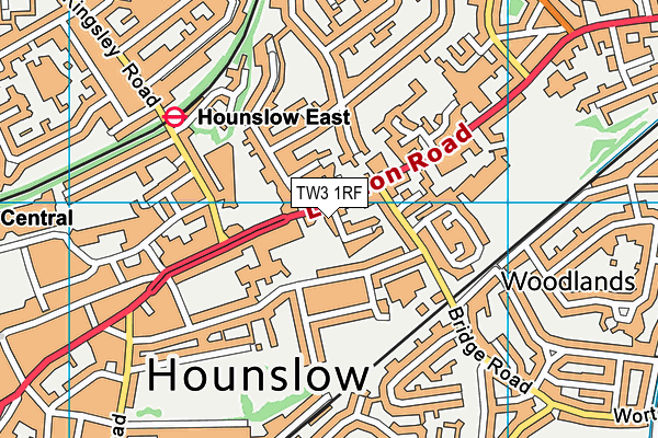 TW3 1RF map - OS VectorMap District (Ordnance Survey) TW3 1RF map - OS VectorMap District (Ordnance Survey)